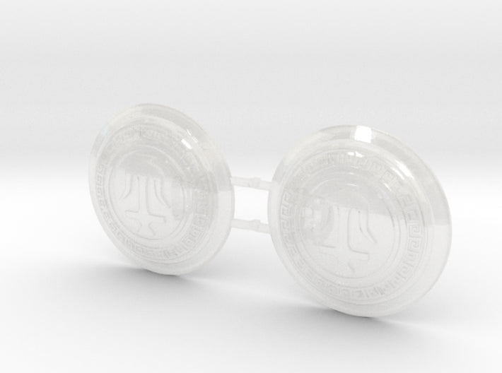 Seleucid Anchor - Round Power Shields (L&amp;R) 3d printed