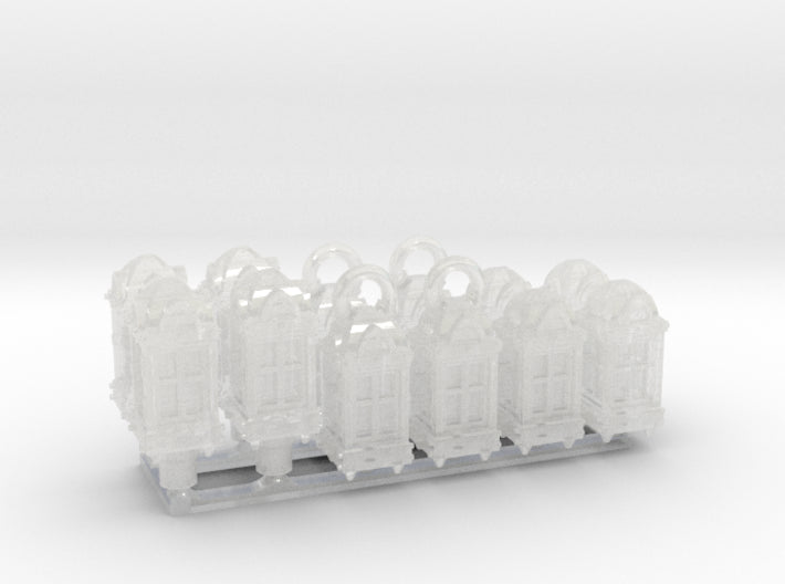 Ship Lanterns: 3 Ways (17 x 6 x 6mm) 3d printed