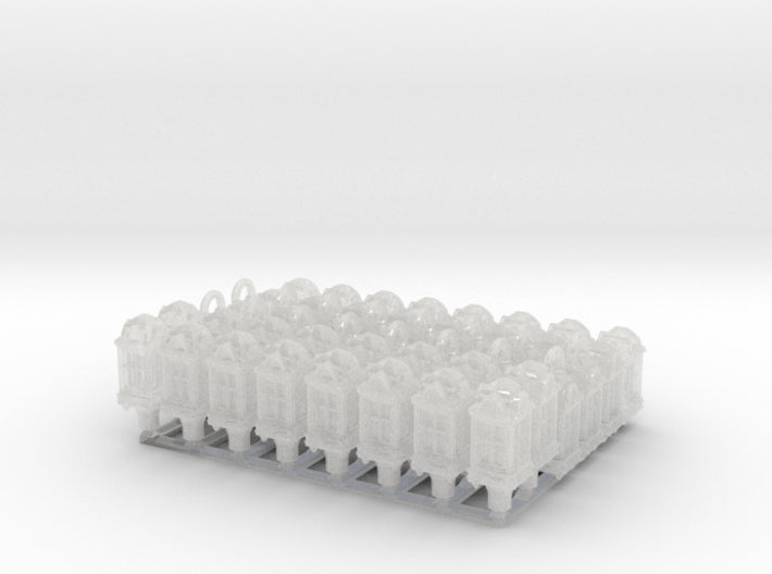 Ship Lanterns: 3 Ways (17 x 6 x 6mm) 3d printed