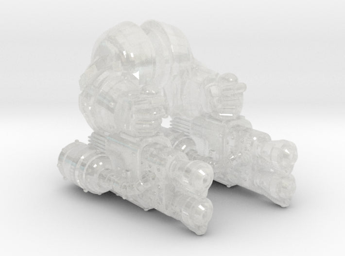 Cataphractii Hvy. Arms - Base: Hvy. Scorcher (L&amp;R) 3d printed