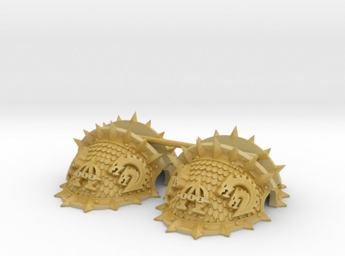 Hydra Mech. Alpha - C1v Squire Knight Pauldrons 3d printed