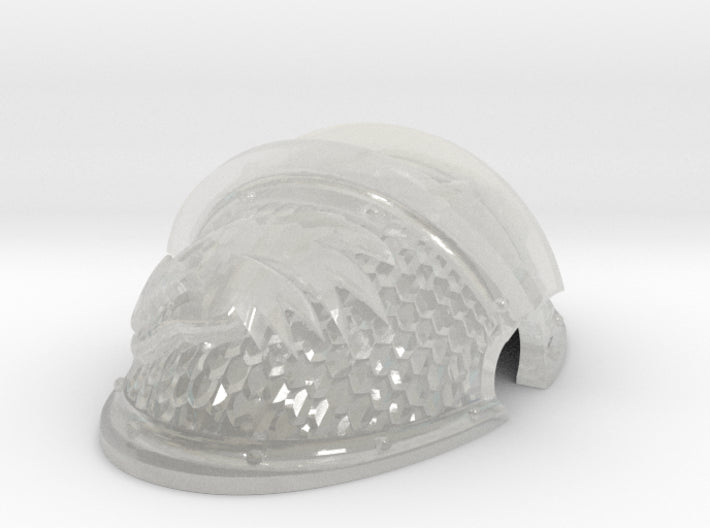 Dragon Head - B1v Squire Knight Pauldrons 3d printed