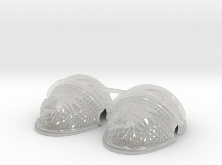 Dragon Head - B1v Squire Knight Pauldrons 3d printed