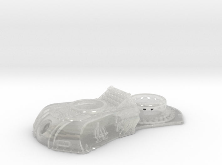 Hydra Legion : Rhayus Battle Tank Turret (open) 3d printed