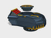 Base : Rhayus Battle Tank Turret (open) 3d printed