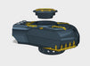 Base : Rhayus Battle Tank Turret (shut) 3d printed