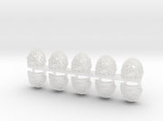 10x Black Dragons - G:10v Left Shoulders 3d printed