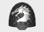 10x Black Dragons - G:11v Shoulder Pads 3d printed