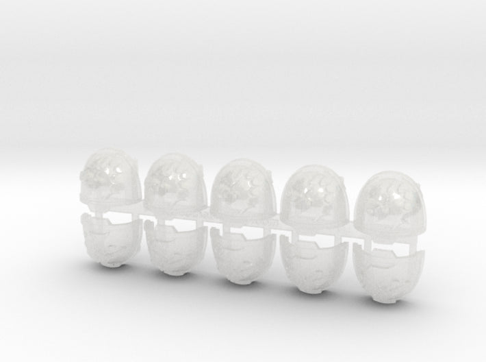 10x Black Dragons - G:13a Shoulder Pads 3d printed