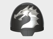 10x Black Dragons - G:13a Shoulder Pads 3d printed