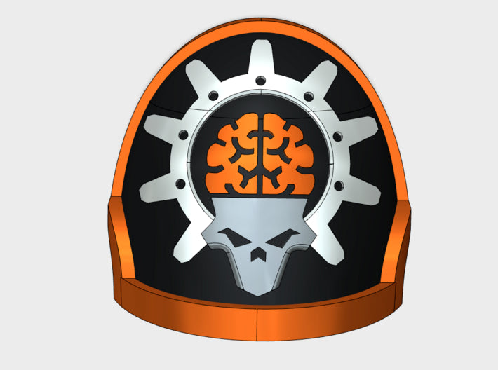 10x Gearheads - G:10a Left Shoulders 3d printed