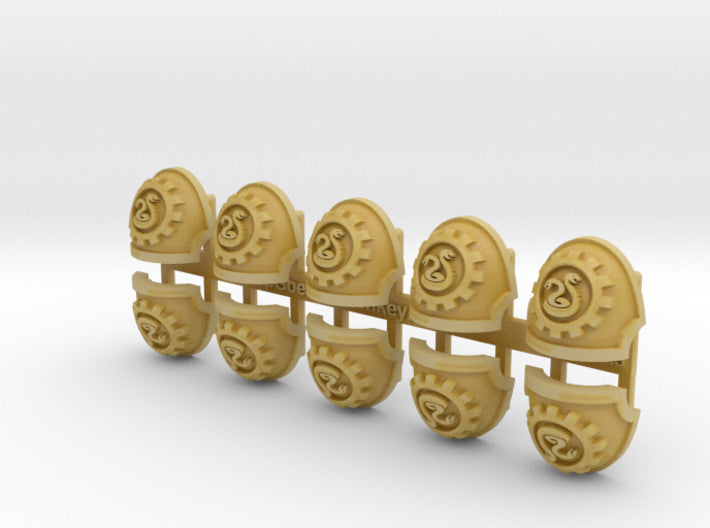 10x Clan Amphisbaena - G:10a Left Shoulders 3d printed