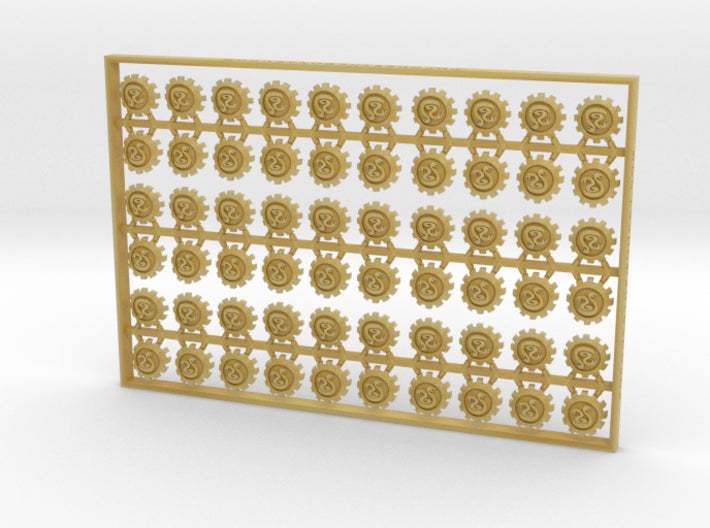 60x Clan Amphisbaena - Shoulder Insignia pack 3d printed