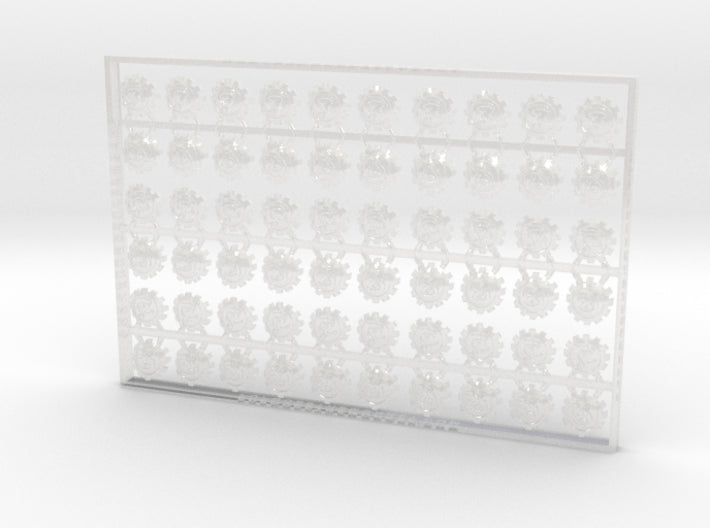 60x Clan Amphisbaena - Shoulder Insignia pack 3d printed