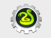 60x Clan Amphisbaena - Shoulder Insignia pack 3d printed