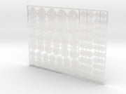 Clan Amphisbaena- Flat Vehicle Insignia pack 3d printed