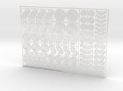 Celestial Owls - Flat Vehicle Insignia pack 3d printed