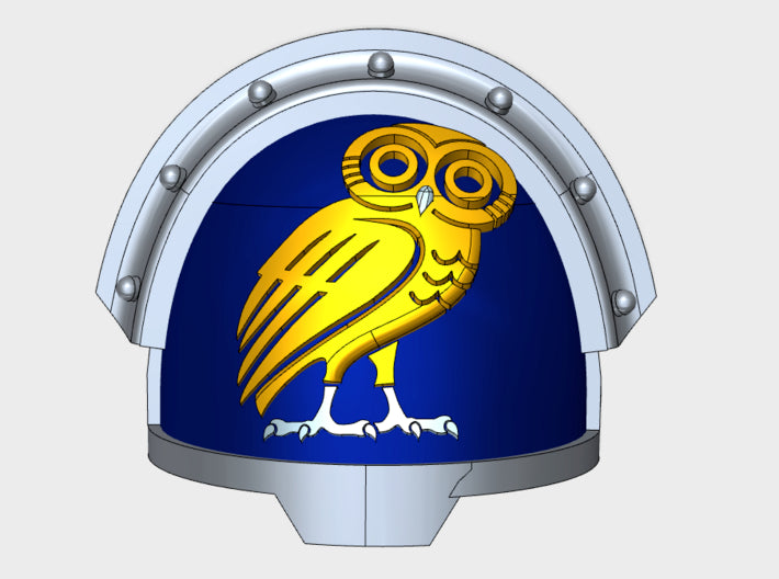 10x Celestial Owls - G:13r Right Shoulders 3d printed