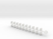 Gearheads - Tiny Convex Insignias (3mm) 3d printed