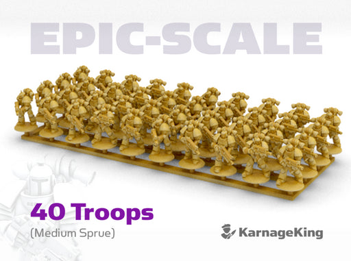 Epic-Scale : G3 Core Marines (Base) 3d printed