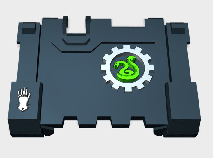 Clan Amphisbaena : Impala Front Plate 1 3d printed