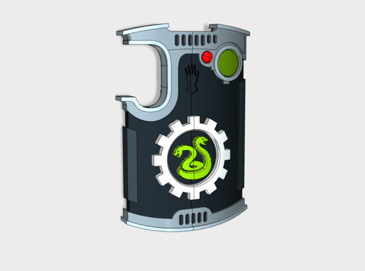 Clan Amphisbaena - Palatium Boarding Shields 1 3d printed