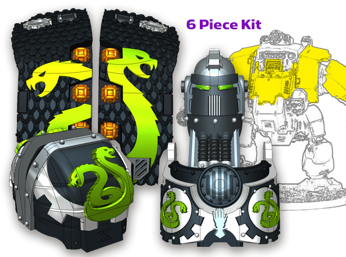 Clan Amphisbaena : Full Atlas Pattern Kit 3d printed