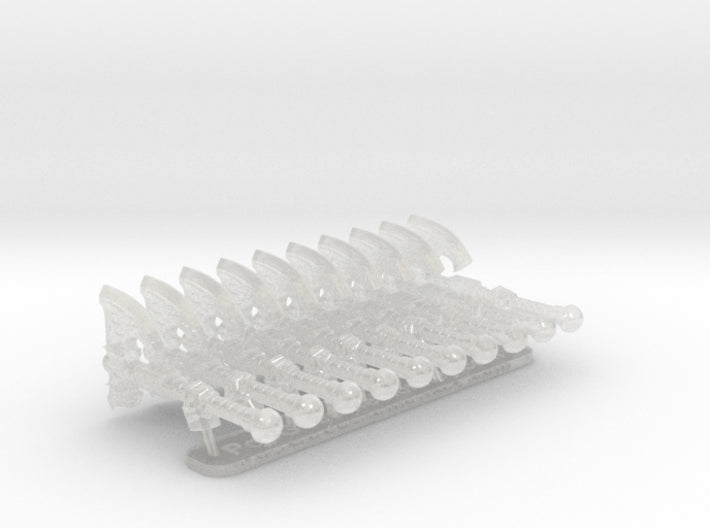 10x Right-handed Energy Axe: Angel Tear 3d printed