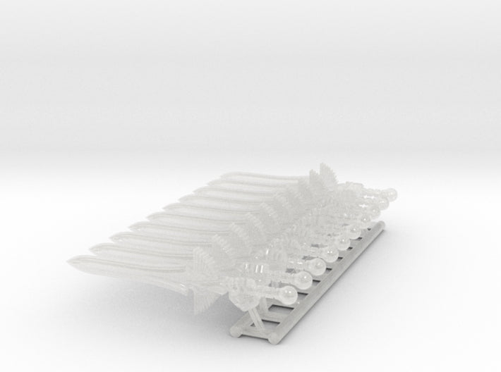 10x Left-hand Energy Sword: Angel Tear (30k Size) 3d printed