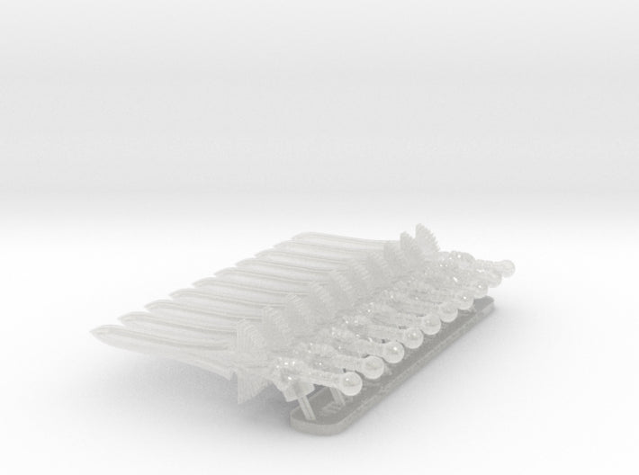 10x Left-handed Energy Sword: Angel Tear (PM) 3d printed