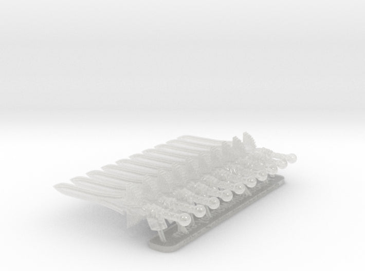 10x Right-handed Energy Sword: Angel Tear (PM) 3d printed