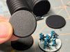 Broken Tiles: 25mm Low-Profile Round Bases 3d printed