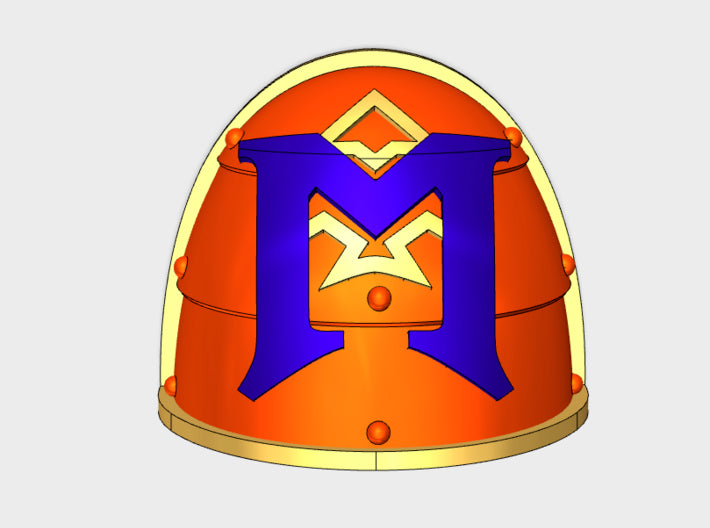 10x Thousand Legion- G:1a Shoulder Pads 3d printed