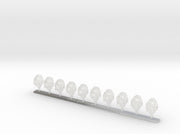 10x Base - G:6 Oni Helmets 3d printed