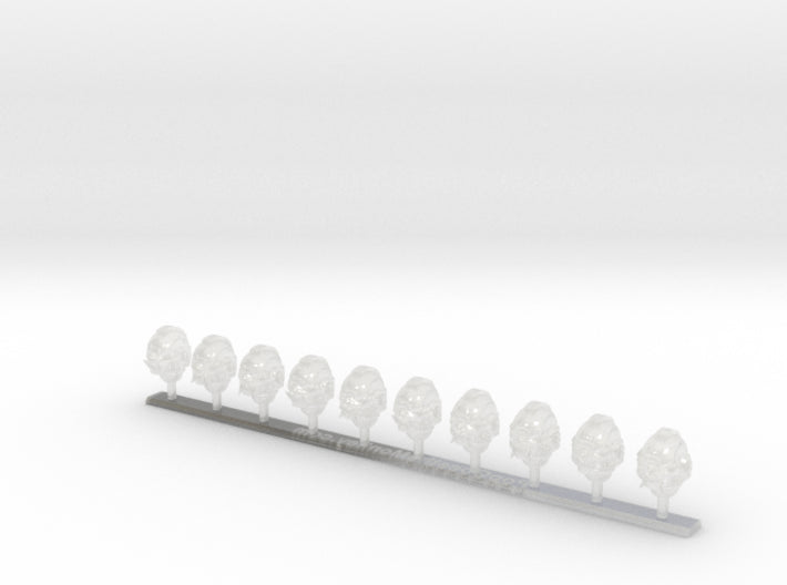 10x Base - G:6 Oni Helmets 3d printed