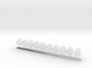 10x Hooded - G:6 Oni Helmets 3d printed