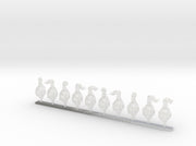 10x Plumed - G:6 Oni Helmets 3d printed