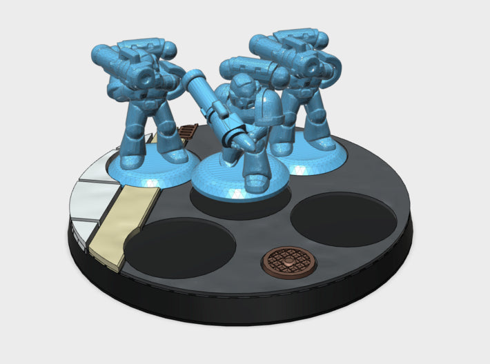 Blank : Epic Infantry Bases 3d printed