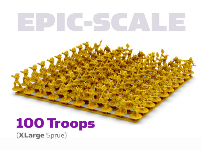 Chaos Hoard: Beastmen Axes (EPIC) 3d printed