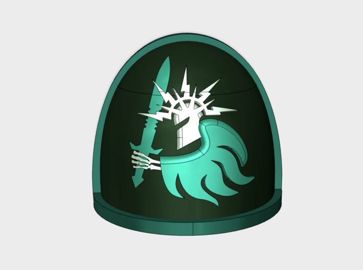 10x Wraith Lords - G:4a Shoulder Pads 3d printed