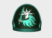 10x Wraith Lords - G:10a Left Shoulders 3d printed