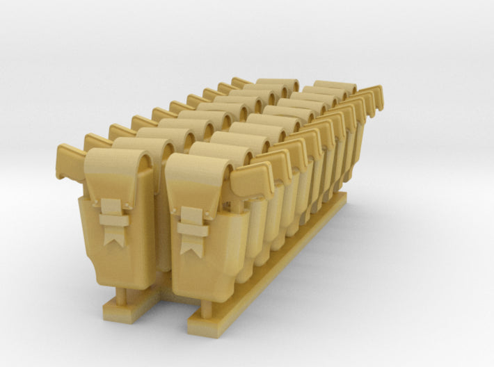 20x Flap Holstered: Combat Pistols (L&amp;R) 3d printed