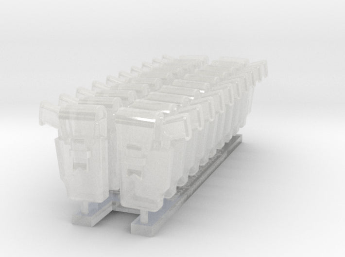 20x Flap Holstered: Combat Pistols (L&amp;R) 3d printed