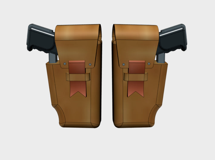 20x Flap Holstered: Combat Pistols (L&amp;R) 3d printed