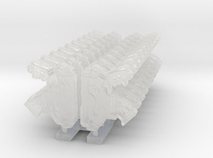 20x Flame Holstered: Combat Pistols (L&amp;R) 3d printed