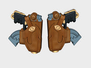 20x Flame Holstered: Combat Pistols (L&amp;R) 3d printed