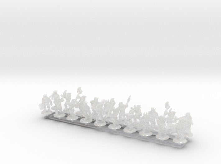 Chaos Hoard: Beastmen Axes (EPIC) 3d printed