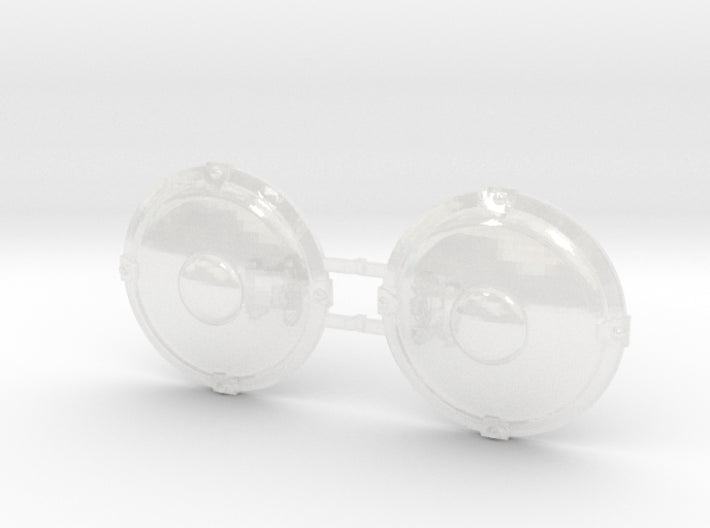 4 Point Boss - Round Power Shields (L&amp;R) 3d printed