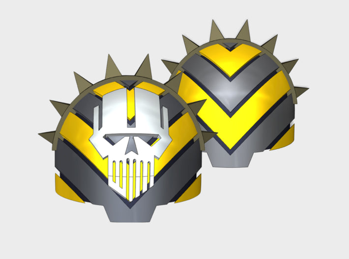 5x Iron Head Chevron - T:1k Spiked Terminator Pad 3d printed
