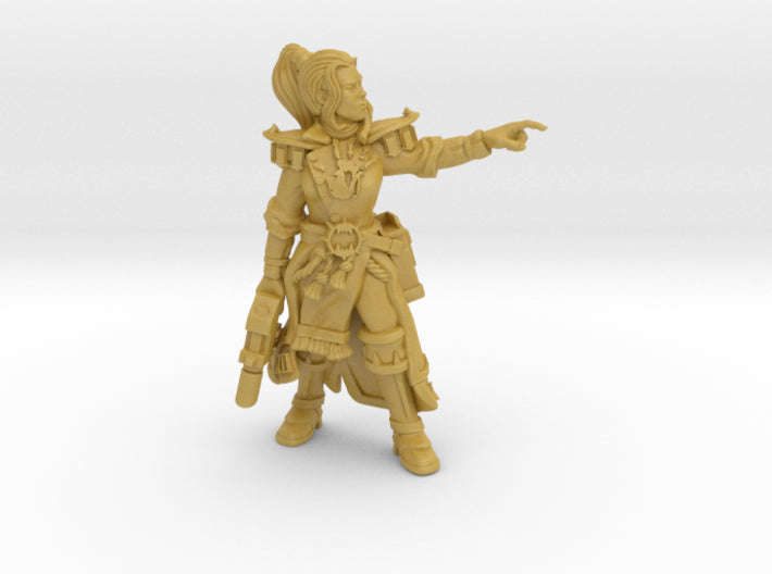 Capt. Ursula Claw - with Laser Pistol 3d printed